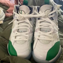 Green And White Jordan’s