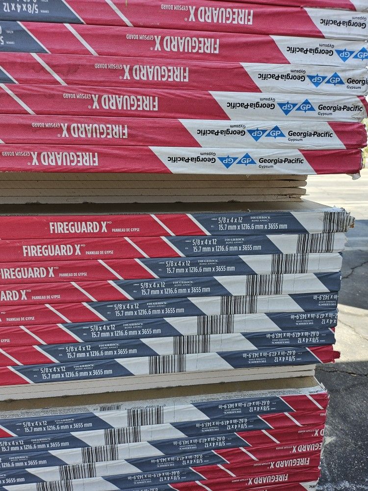 5/8x4x12 Drywall