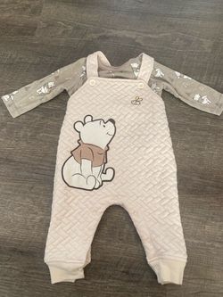 Boys Disney Winnie the Pooh romper pants and shirt size 3/6 months #8