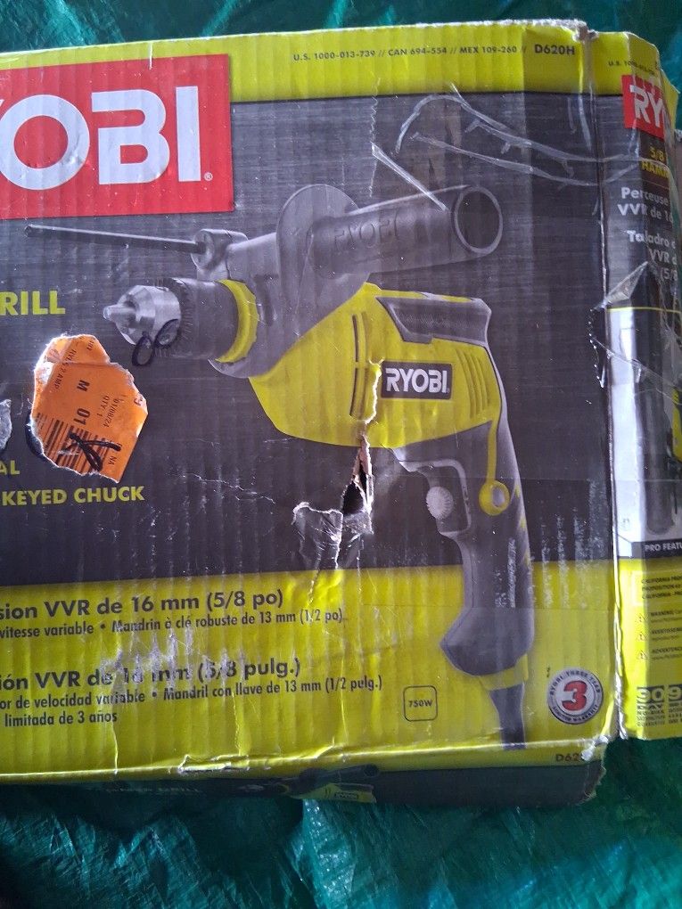 Riobi 5/8in Vsr Hammer Drill