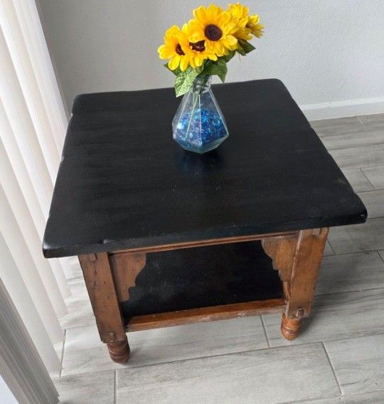 Sturdy Wood End Table