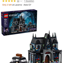 LEGO Wednesday Morticia’s Cottage Building Toy