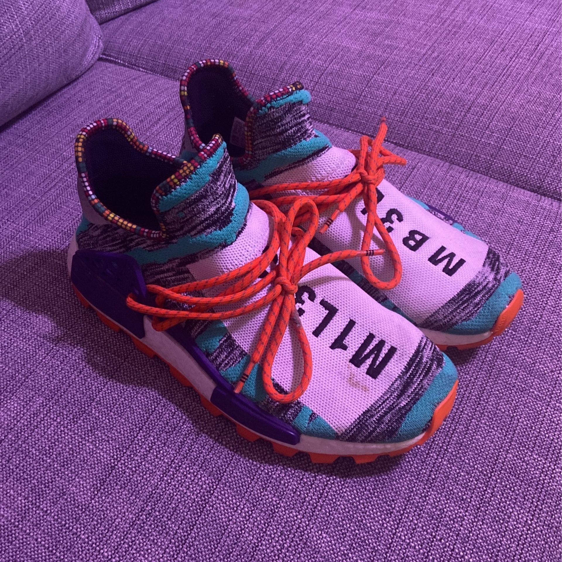 Adidas Nmd Hu Pharrell Solar Pack Orange