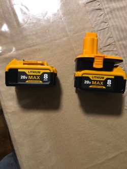 Lithium Battery 20v MAX 8 AH Dewalt Compatible
