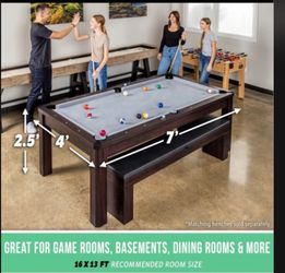 Pool table 3 in one