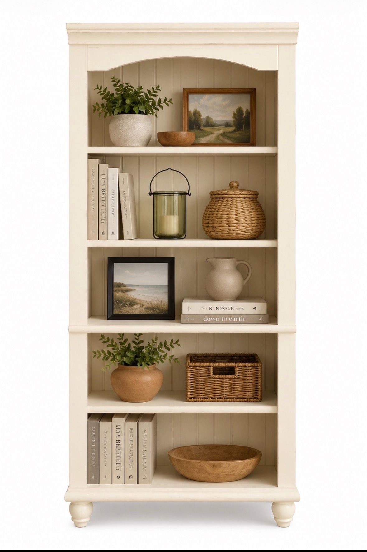 Living room bookcase.