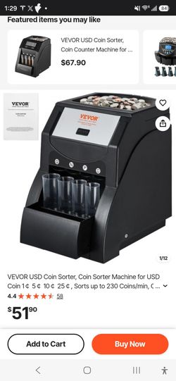 Automatic coin sorter NEW