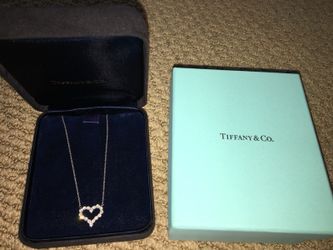 Tiffany’s diamond heart pendant