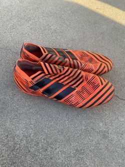 Adidas messi nemiziz orange soccer cleats size 7.5