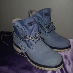 Blue Timberland Boots
