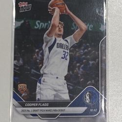 Cooper Flagg Rookie Card • 2025-26 NBA Topps Now # 6 