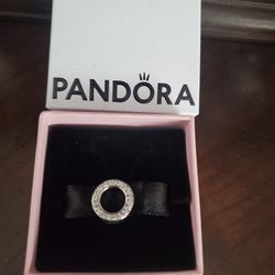Pandora Clip Charm. Sterling Silver 