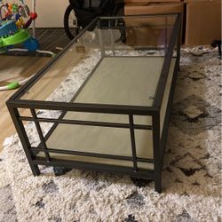 Glass Top Coffee Table
