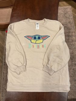 Disneyland Star Wars Grogu Crewneck Sweatshirt Unisex Size 1X