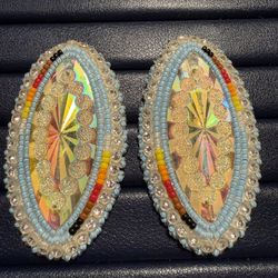 Beaded Native American Earrings Authentic