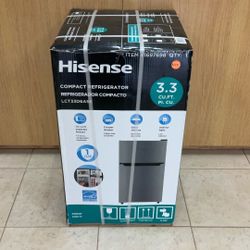 HISENSE COMPACT REFRIGERATOR LCT33D6ASE.