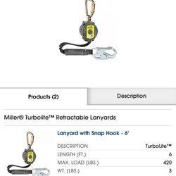 3m Fall Protection Lanyard