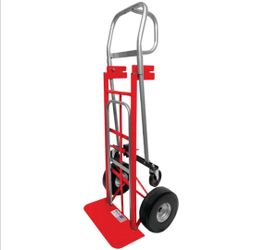 Milwaukee 3-in-1 Foldable Hand Truck, Red