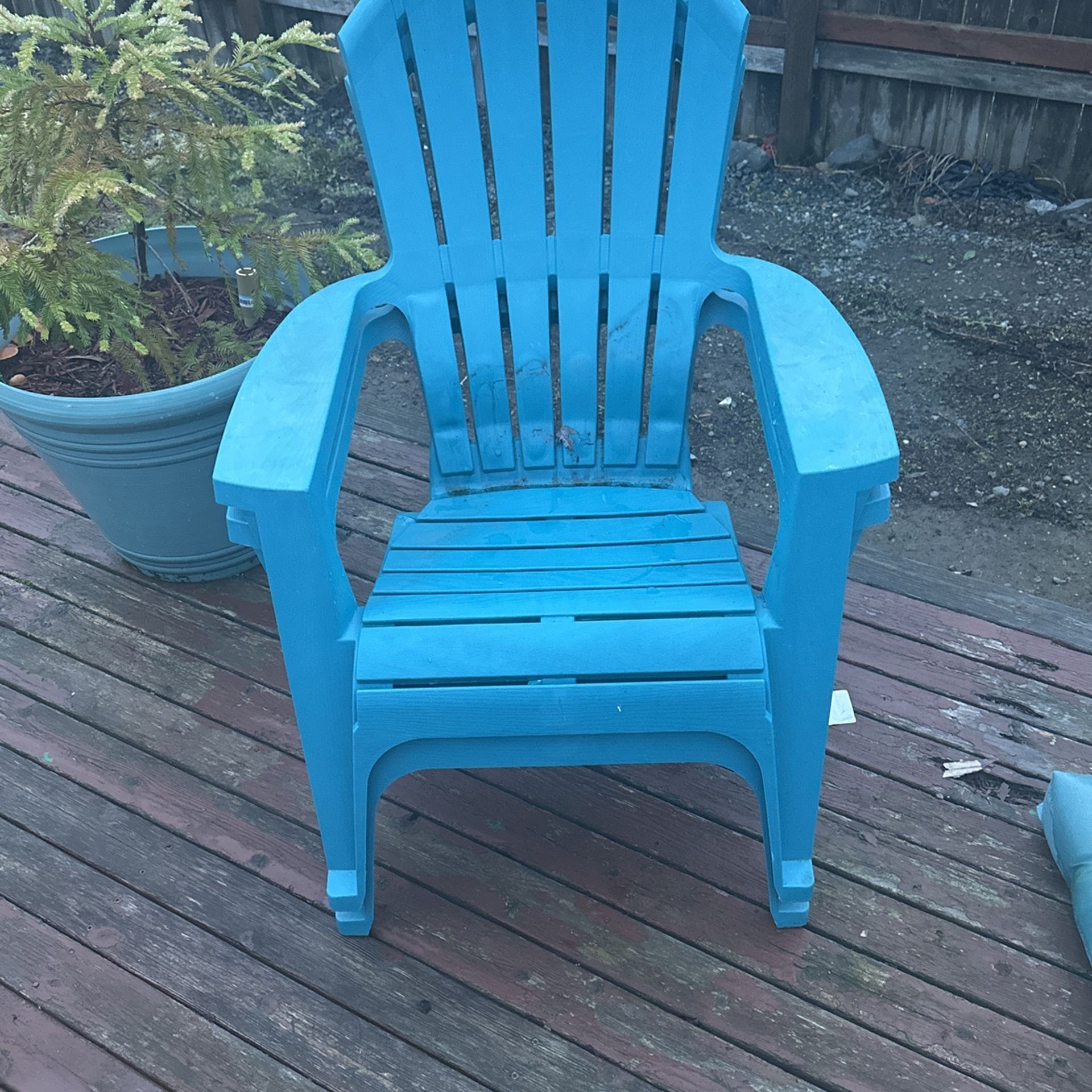 Two Adirondack Chairs