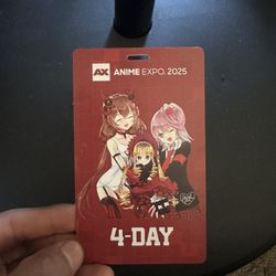 4 Day Badge For Animexpo