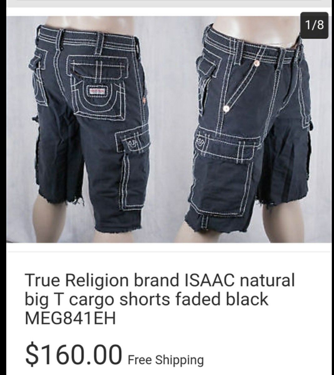 True 2024 religion cargo shorts