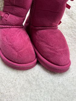 Link Pink Faux Suede Toddler Boots size 7