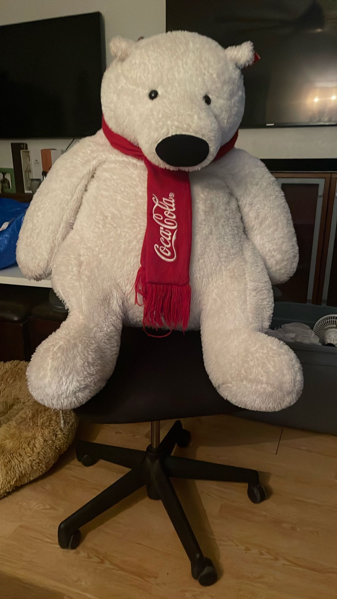 Large Coca-Cola Plush Bears