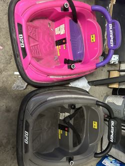 Boy And Girl Bumper Cars