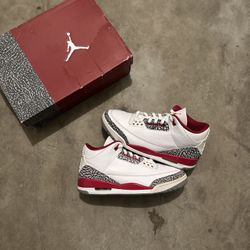 Jordan 3 Cardinal 