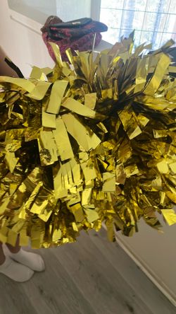 Gold Pom Poms