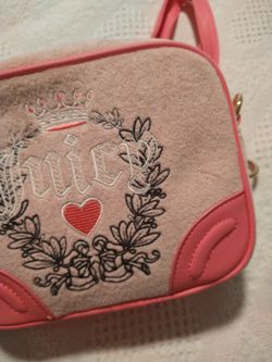 Juicy Couture Pink Velour Mini Handbag