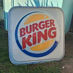Vintage Burder King Sign
