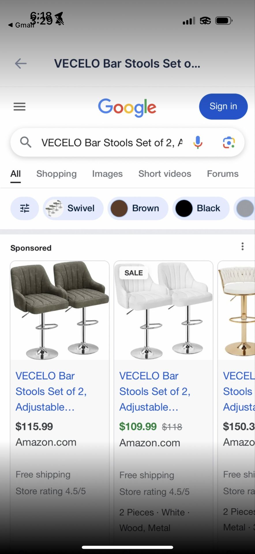 Two Nice New Heavy Green Stools.