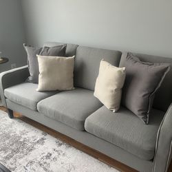 BRAND NEW GRAY COUCH 