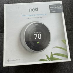 New Google Nest Learning Thermostat Model T3007ES