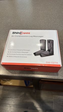 Air compression leg massager