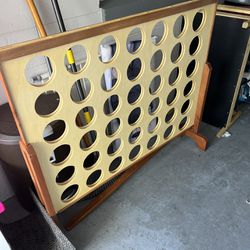 Giant Connect Four New With All The Pieces 