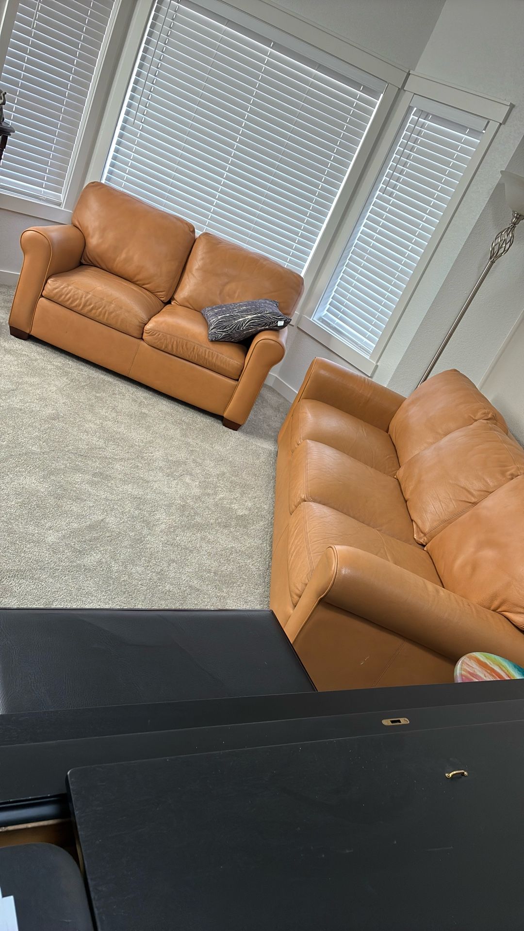 Leather Couch And Loveseat
