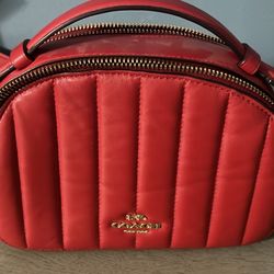 Coach Women's Serena Linear Quilting Satchel