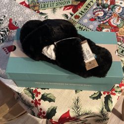 Susie Black Faux Fur