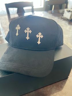 Chrome Triple Cross Barbas Hats