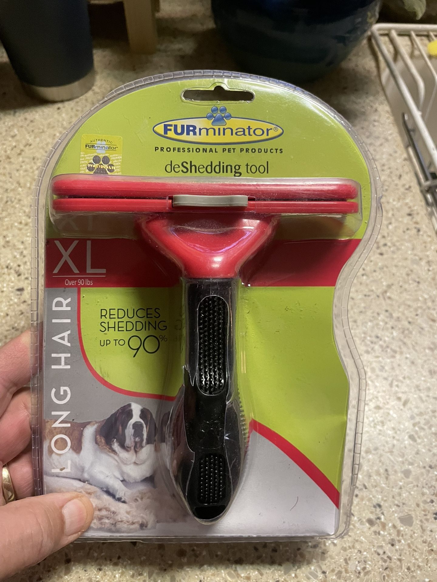 Brand New Furminator Large Dog Brush