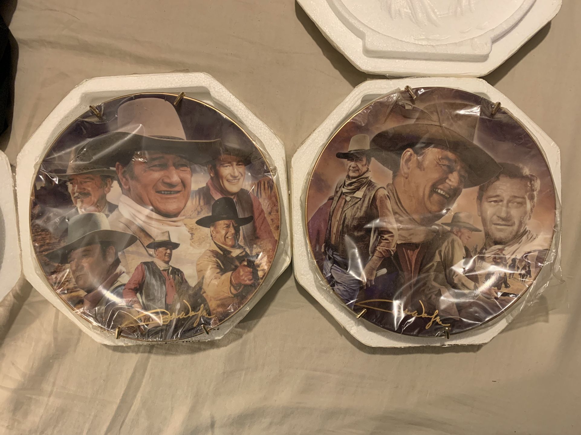 John Wayne Collector Plates