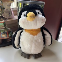 Webkinz Penguin Black White 7” Stuffed Animal Plush No Code Ganz