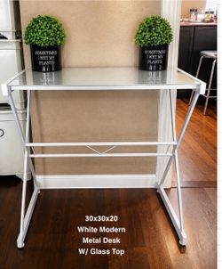 Super Modern White Desk