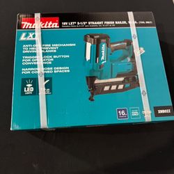 Makita 18V LXT Lithium-Ion 16-Gauge 2-1/2” Straight Finish Nailer – Brand New, Sealed