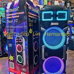 10" Bluetooth Speaker ❗️ Rechargeable 🔋❗️7800w - Nuevas en Caja - AMAZING BASS❗️BEST AUDIO