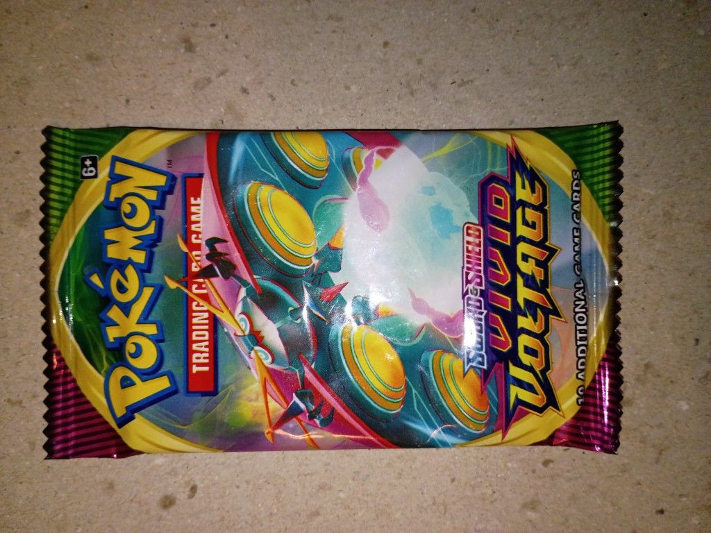 Poke'mon Sword& Shield Unopen Pack 10 Additional Game Cards (New)