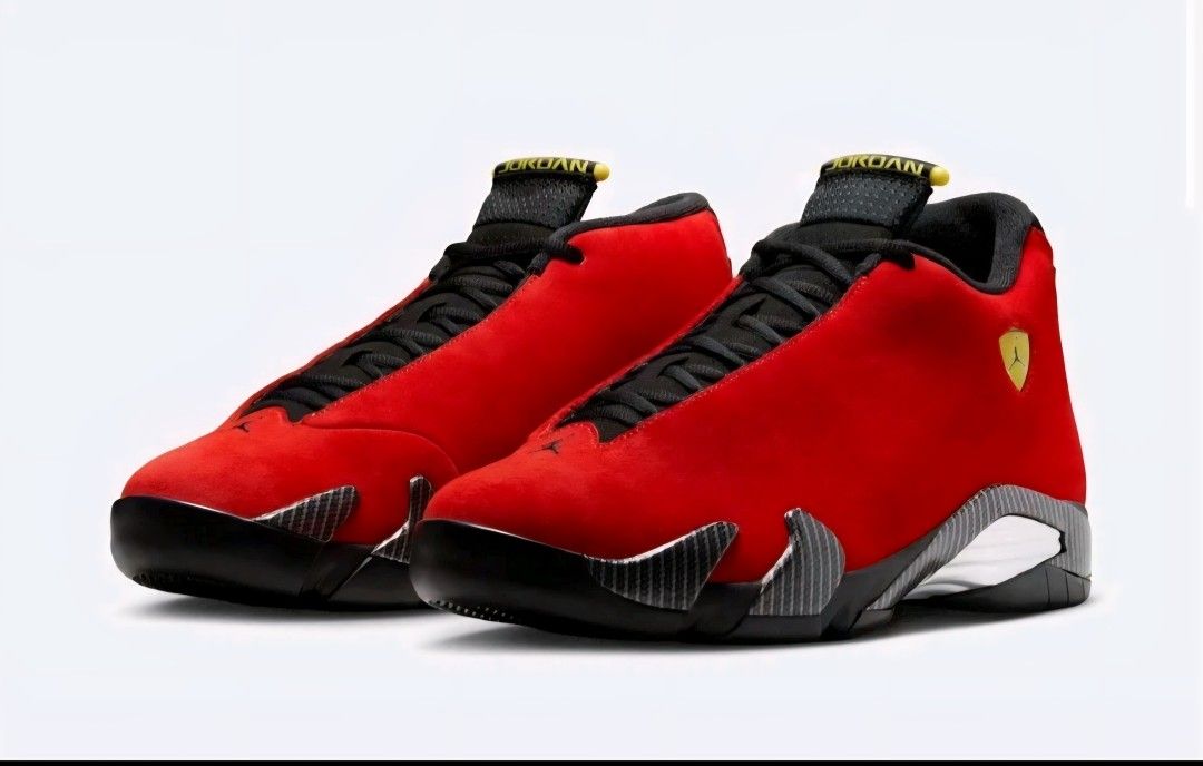 Nike Jordan's Size 10.5 - Air Jordan 14 Retro 2025 Ferrari On Hand