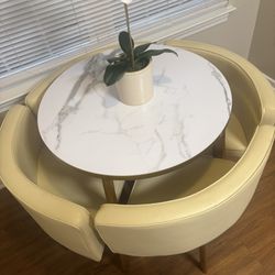 Round Table Set With Chairs